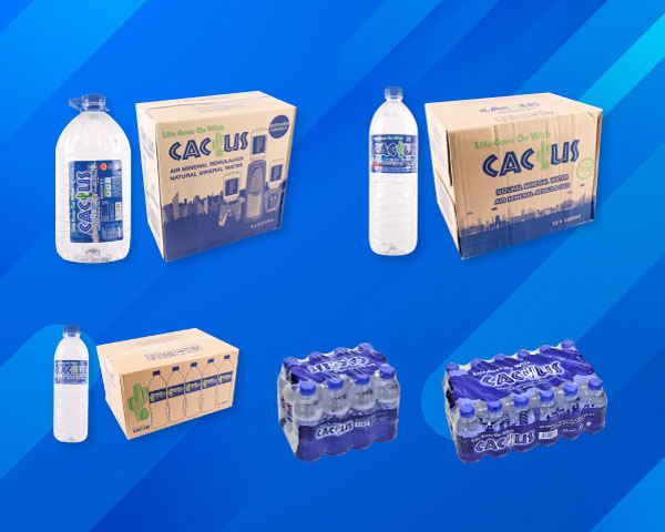 Cactus Natural Mineral Water delivery KL - all sizes
